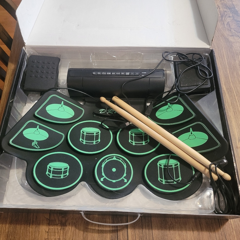 Electric drum pad set